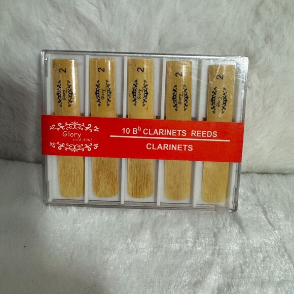 Glory Reeds Clarinet Reed Size 2 Bb Music Supplies (Box of 10) NEW (Sealed) - Picture 2 of 4
